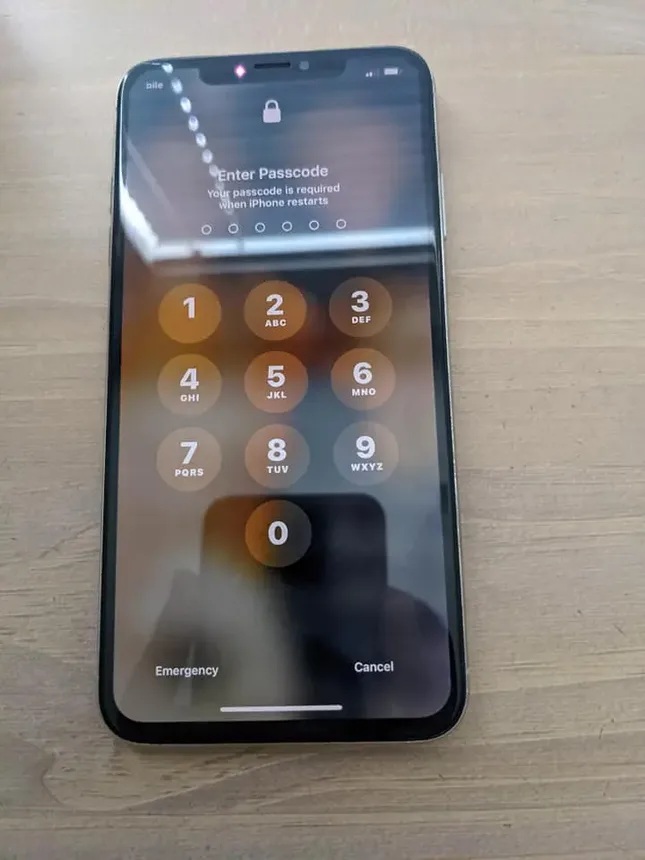 iPhone screen after repair